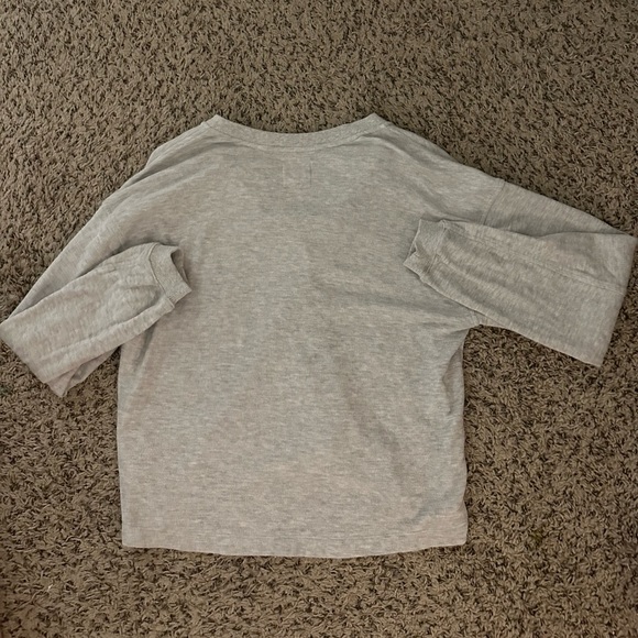 🌚NWOT AERIE QUARTER BUTTON DOWN | AE/Aerie Crewneck/ Sweater🌚 - Picture 3 of 3